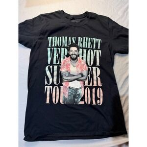 Thomas Rhett Very Hot‎ Summer Tour 2019 T-Shirt Mens Medium Black Concert Tee